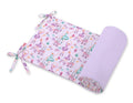 Universal bumper for cot - ballerinas lilac