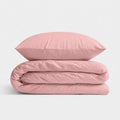Cotton children's bedding set 2 pieces pillowcase 60x40 cm and duvet cover 135x100 cm - pastel pink
