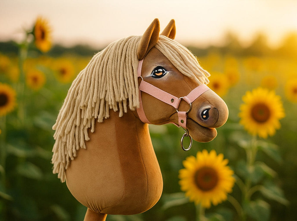 Horse on a stick Super Hobby Horse Premium - palomino horse A3