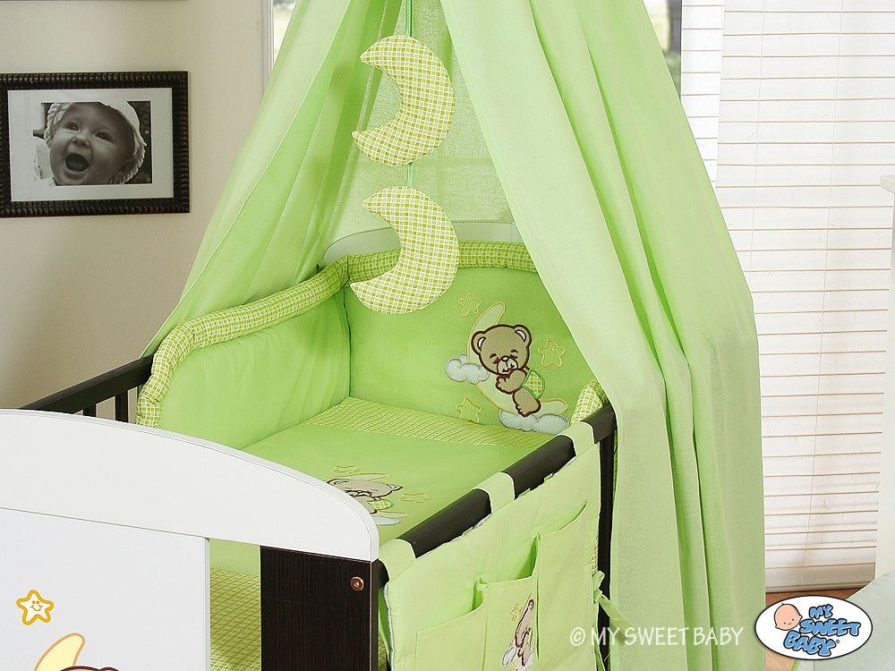Canopy made of fabric- Good Night green