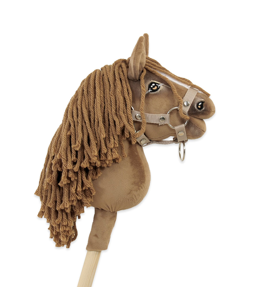 Horse on a stick Super Hobby Horse Premium light chestnut horse A5