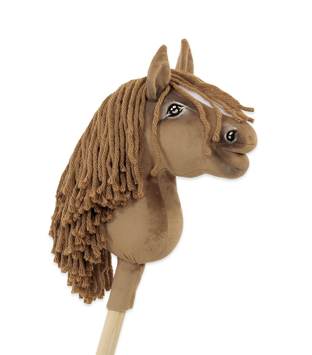 Horse on a stick Super Hobby Horse Premium light chestnut horse A5