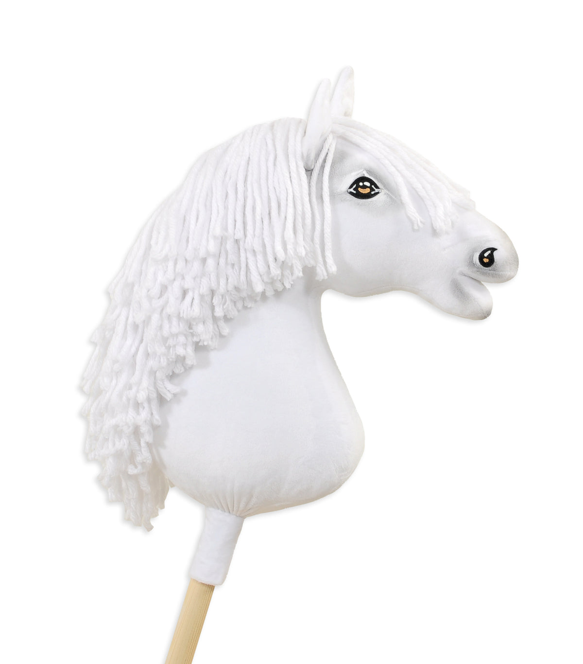 Horse on a stick Super Hobby Horse Premium - white A3