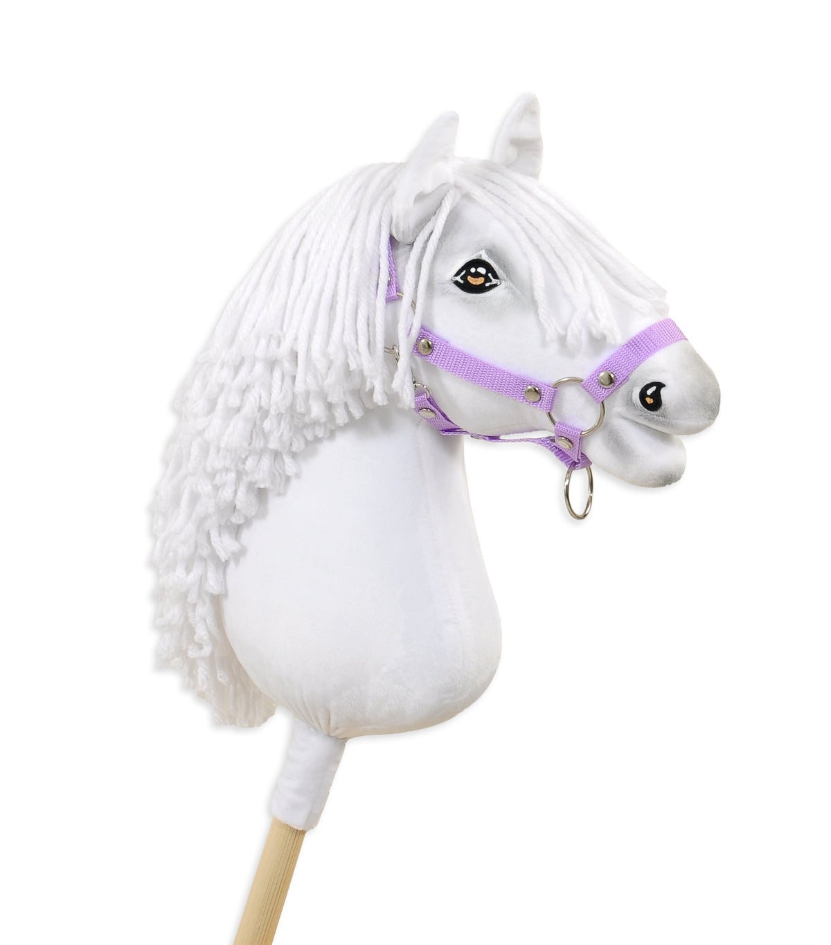 Horse on a stick Super Hobby Horse Premium - white A3