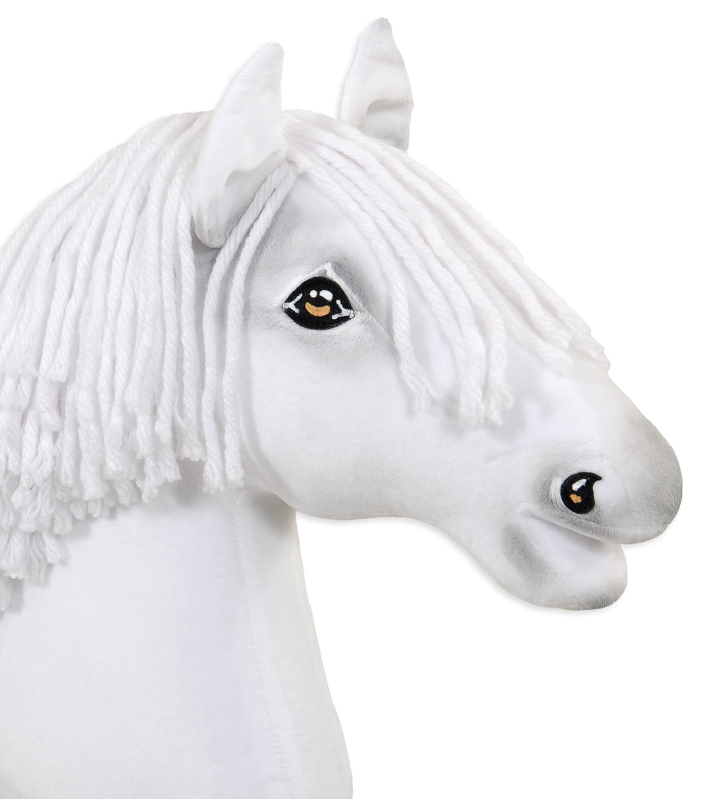 Horse on a stick Super Hobby Horse Premium - white A3