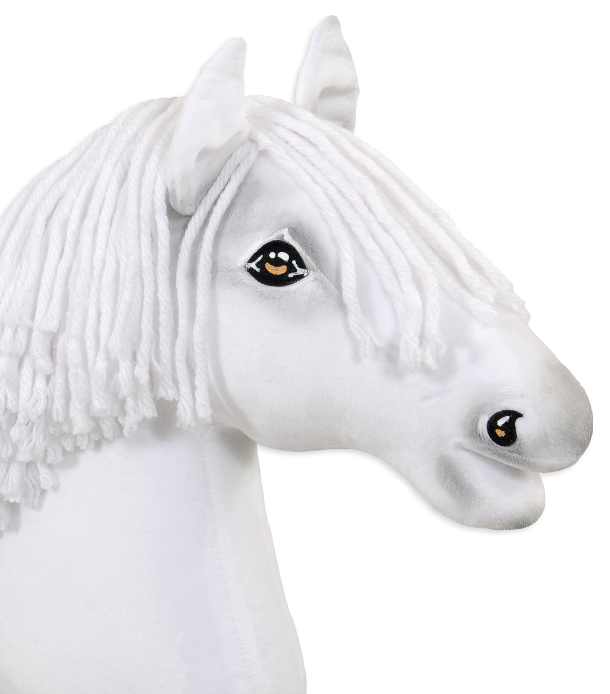 Horse on a stick Super Hobby Horse Premium - white A3