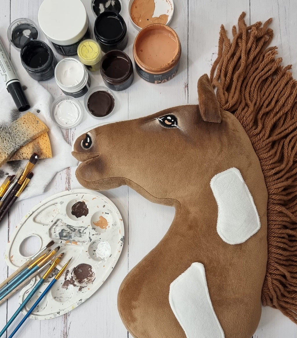Horse on a stick Super Hobby Horse Premium - western II bay horse A3