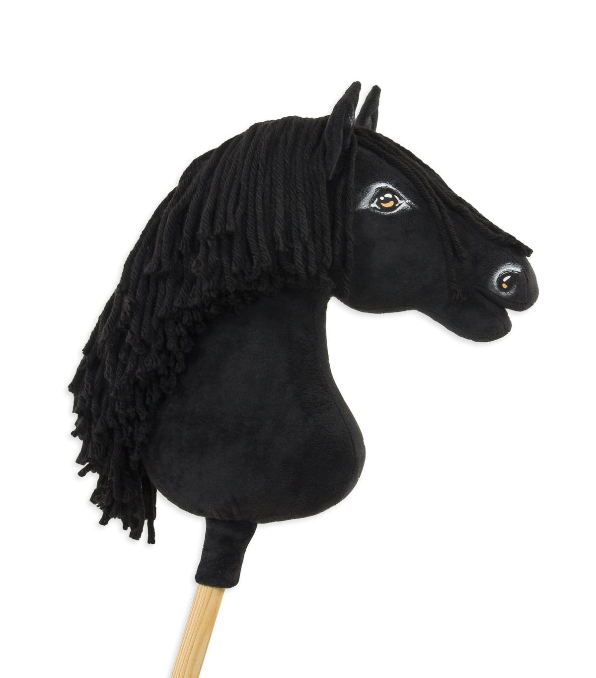 Horse on a stick Super Hobby Horse Premium - black horse A3