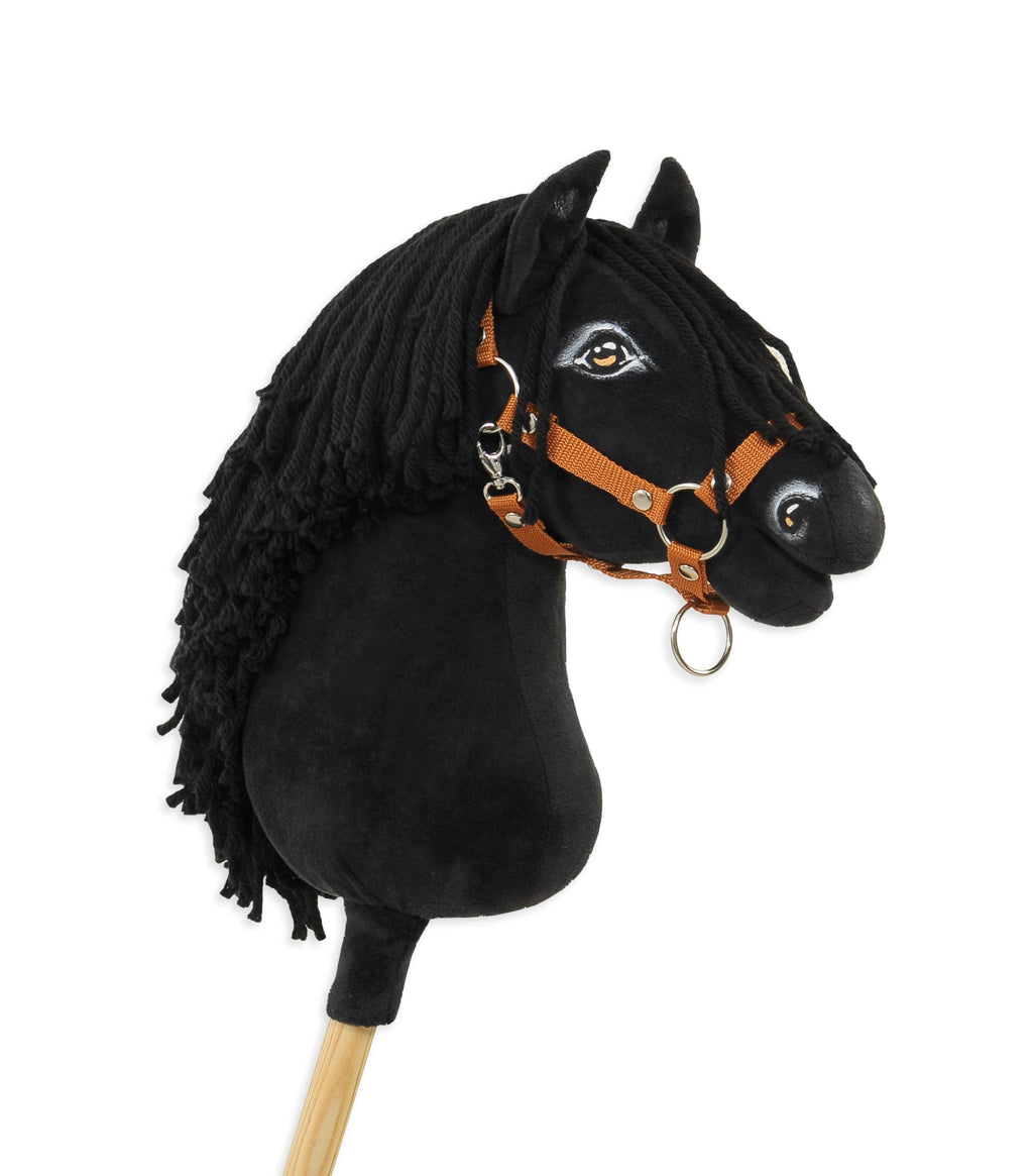 Horse on a stick Super Hobby Horse Premium - black horse A3