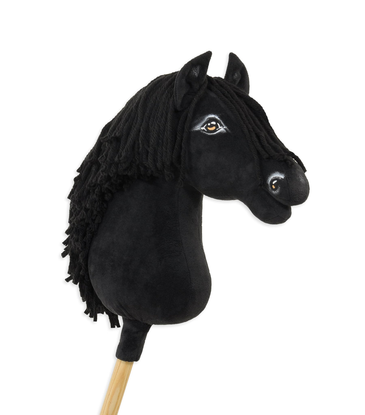 Horse on a stick Super Hobby Horse Premium - black horse A3