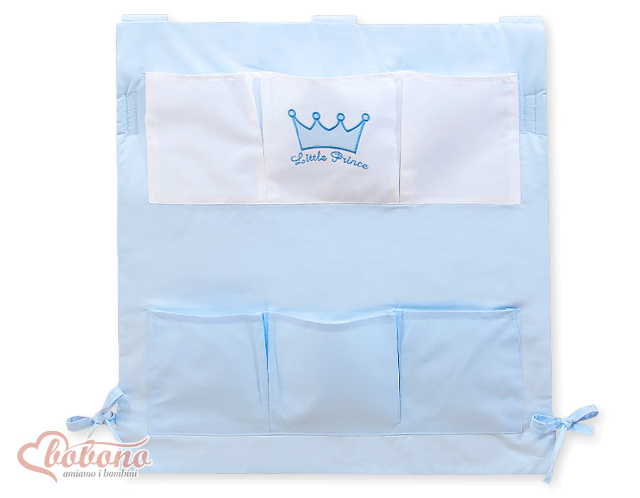 Cot tidy- Little Prince/Princess blue