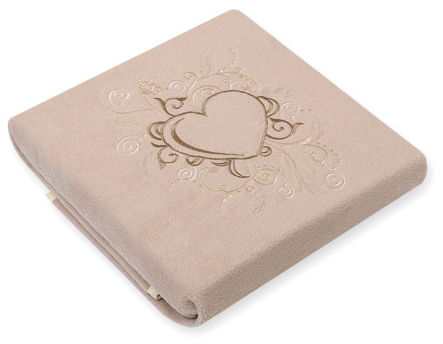 Polar fleece blanket for babies - Chic beige