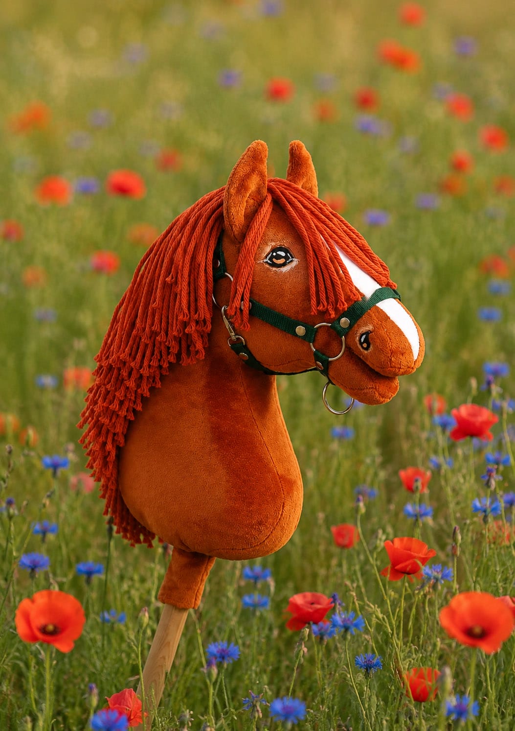 Horse on a stick Super Hobby Horse Premium - chestnut horse A3