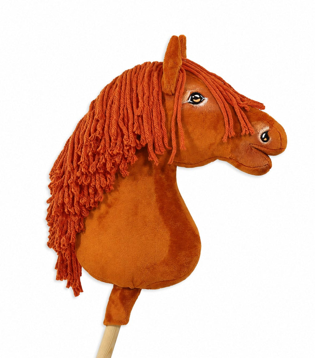 Horse on a stick Super Hobby Horse Premium - chestnut horse A3