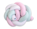 Knot bumper- white-pink-mint
