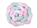 Knot bumper XXL- white-pink-mint