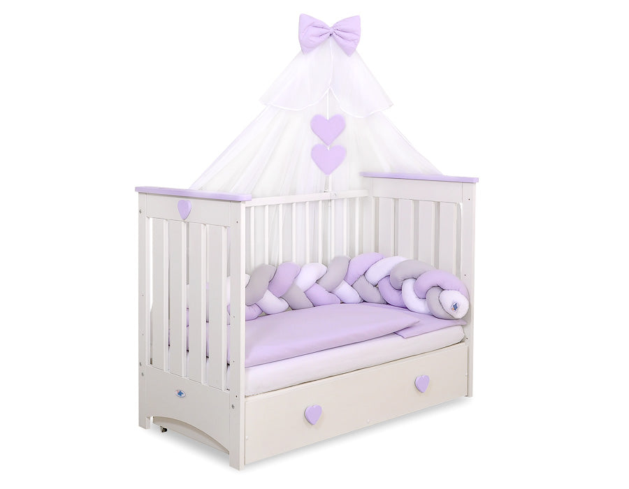 Mosquito-net made of chiffon- white