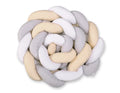 Knot bumper XXL- white-gray-beige