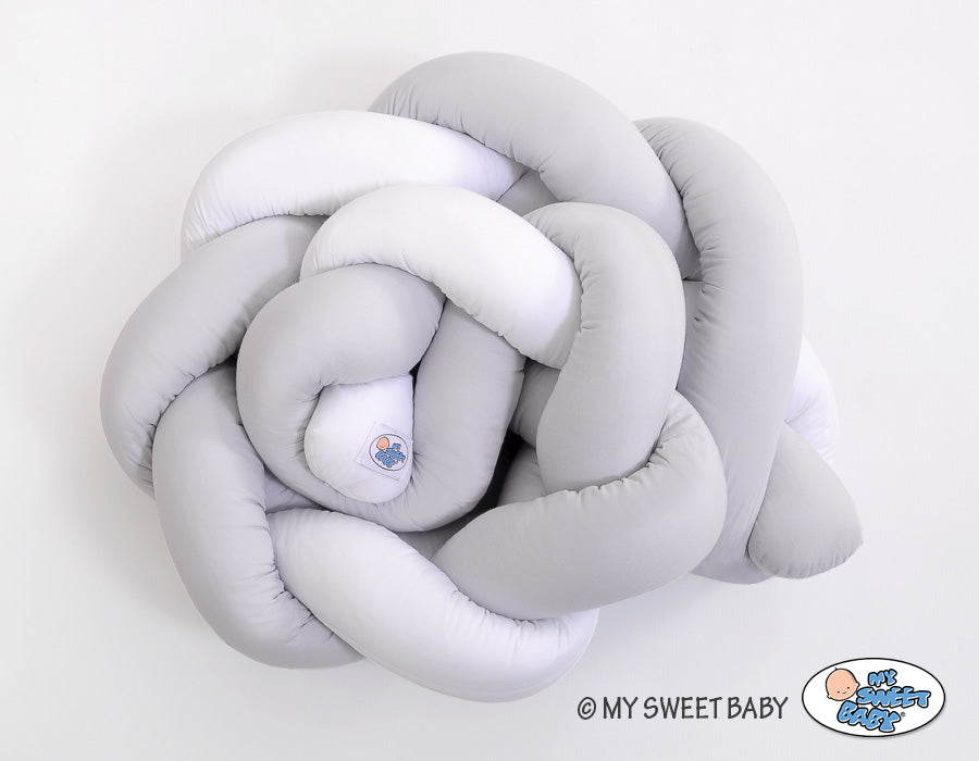 Knot bumper- white-gray
