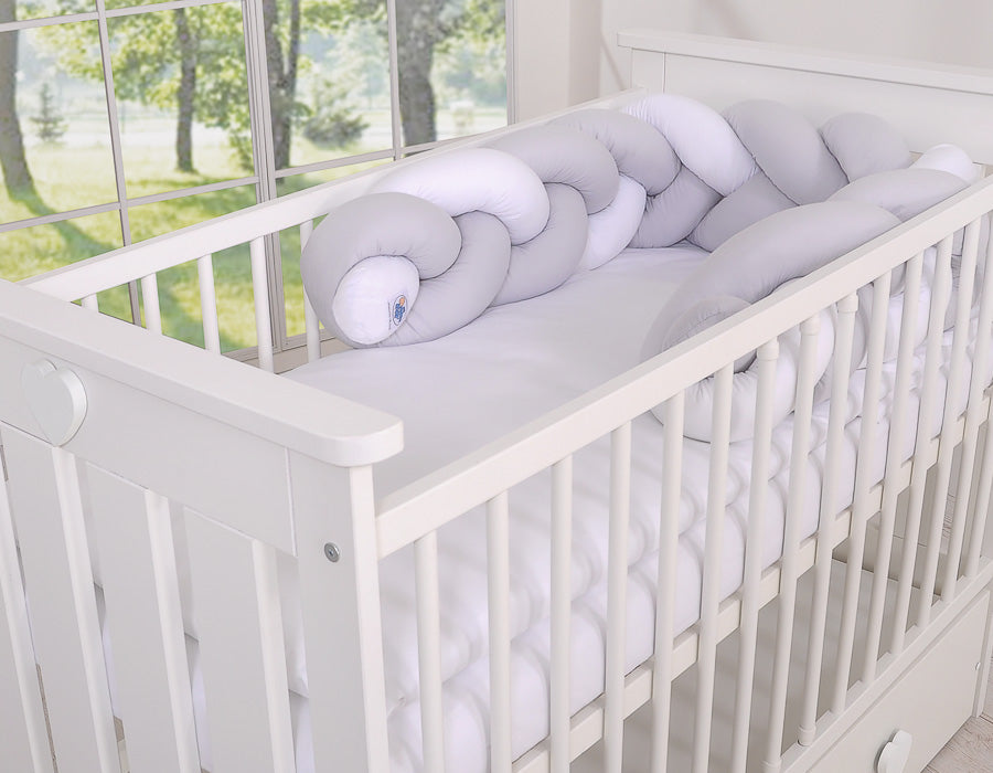 Knot bumper- white-gray