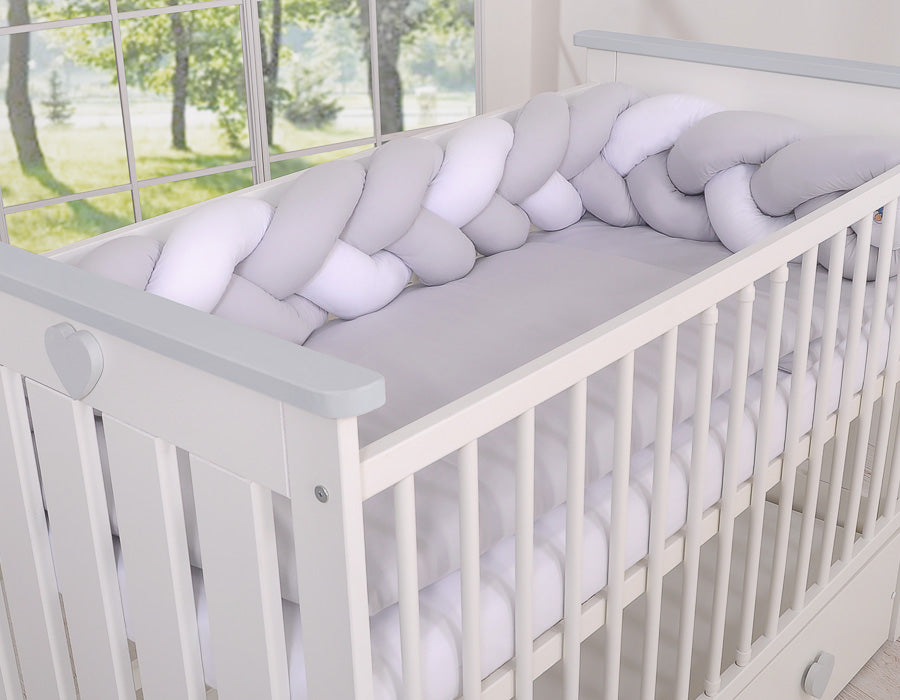 Knot bumper- white-gray