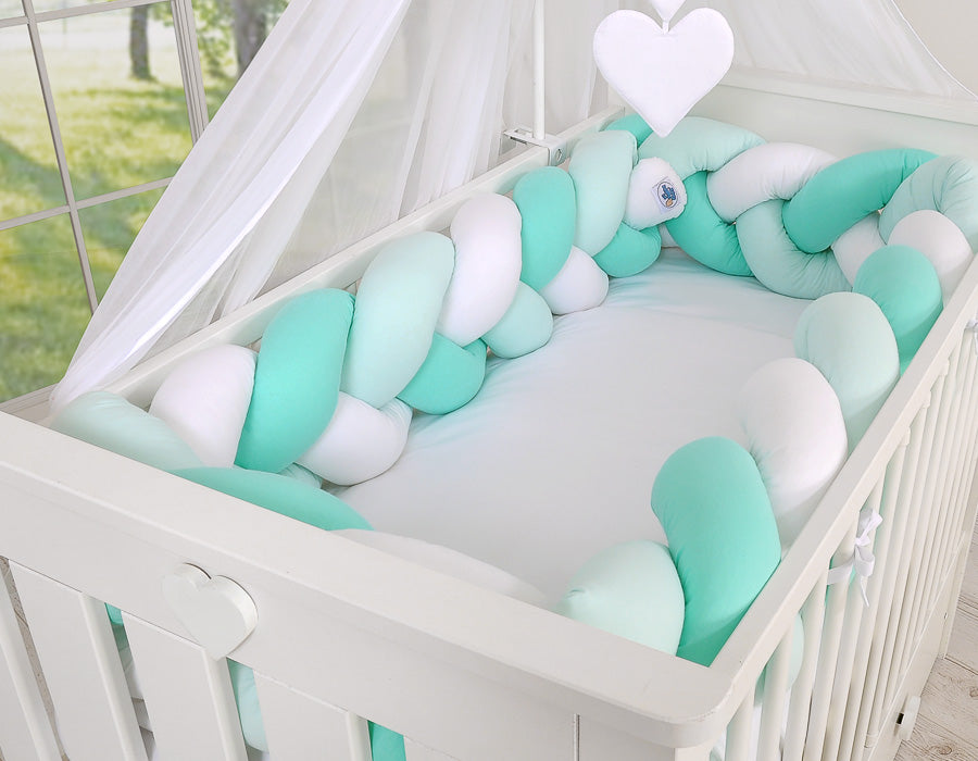 Knot bumper XXL- white-mint