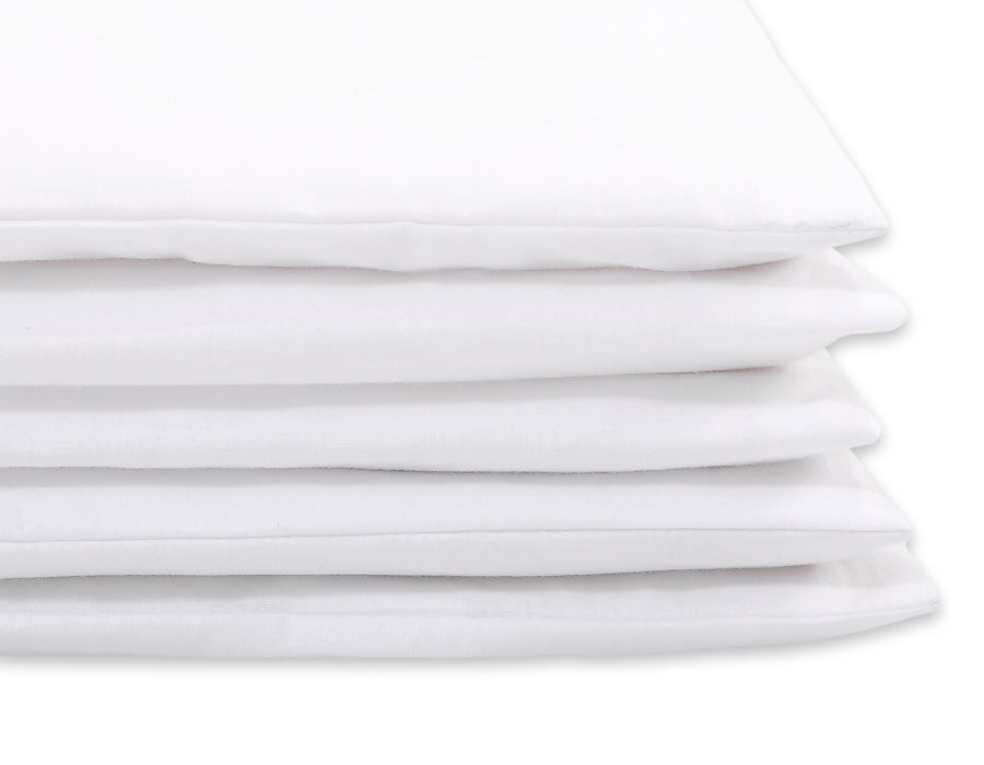 Cotton children's bedding set 2 pieces pillowcase 60x40 cm and duvet cover 135x100 cm - white