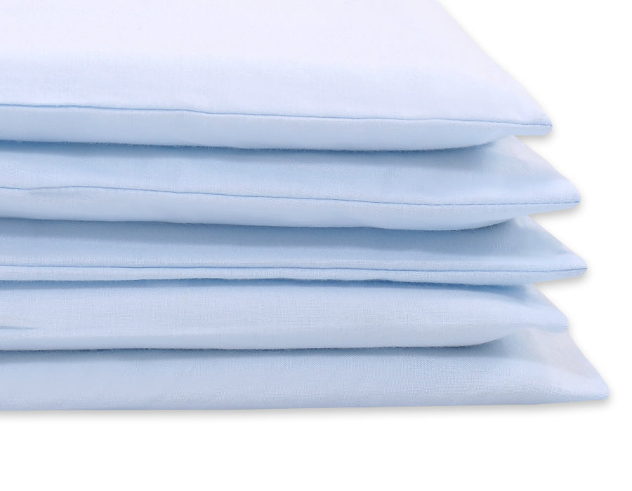 Cotton children's bedding set, 2 pieces, pillowcase 60x40 cm and duvet cover 120x90 cm - blue