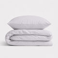 Cotton children's bedding set, 2 pieces, pillowcase 60x40 cm and duvet cover 120x90 cm - gray