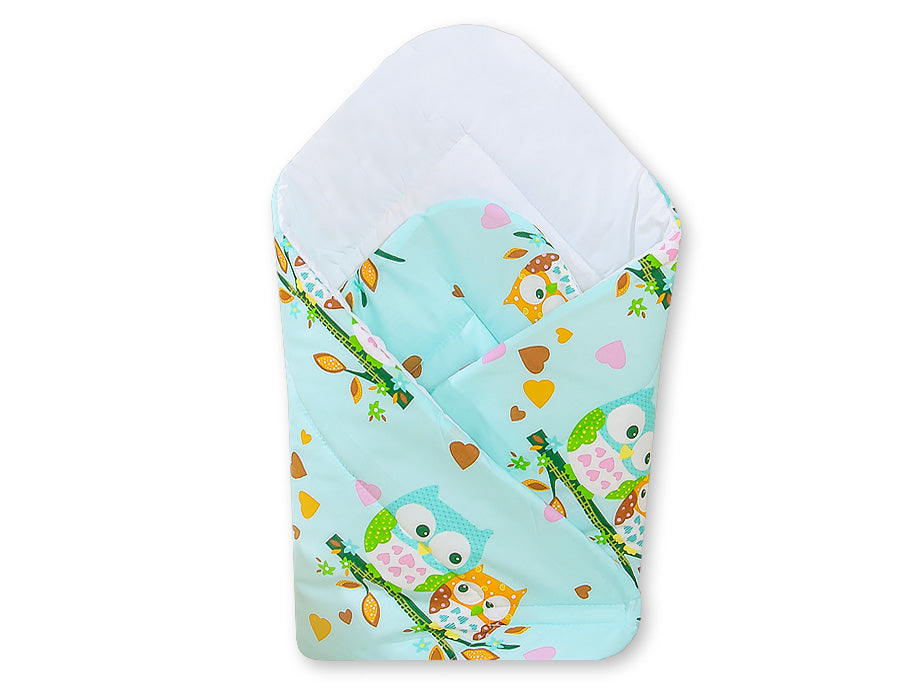 Baby nest- Basic mint owls