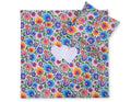 Pram bedding set with duvet and pillow 2pcs - Hearts flower pattern