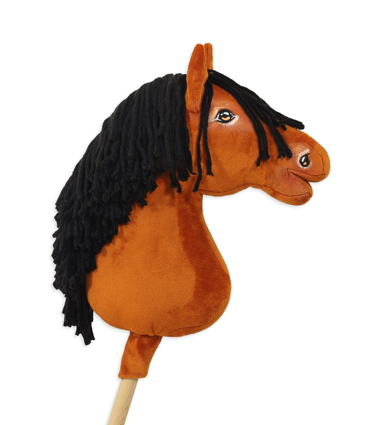 Horse on a stick Super Hobby Horse Premium - light bay horse A3