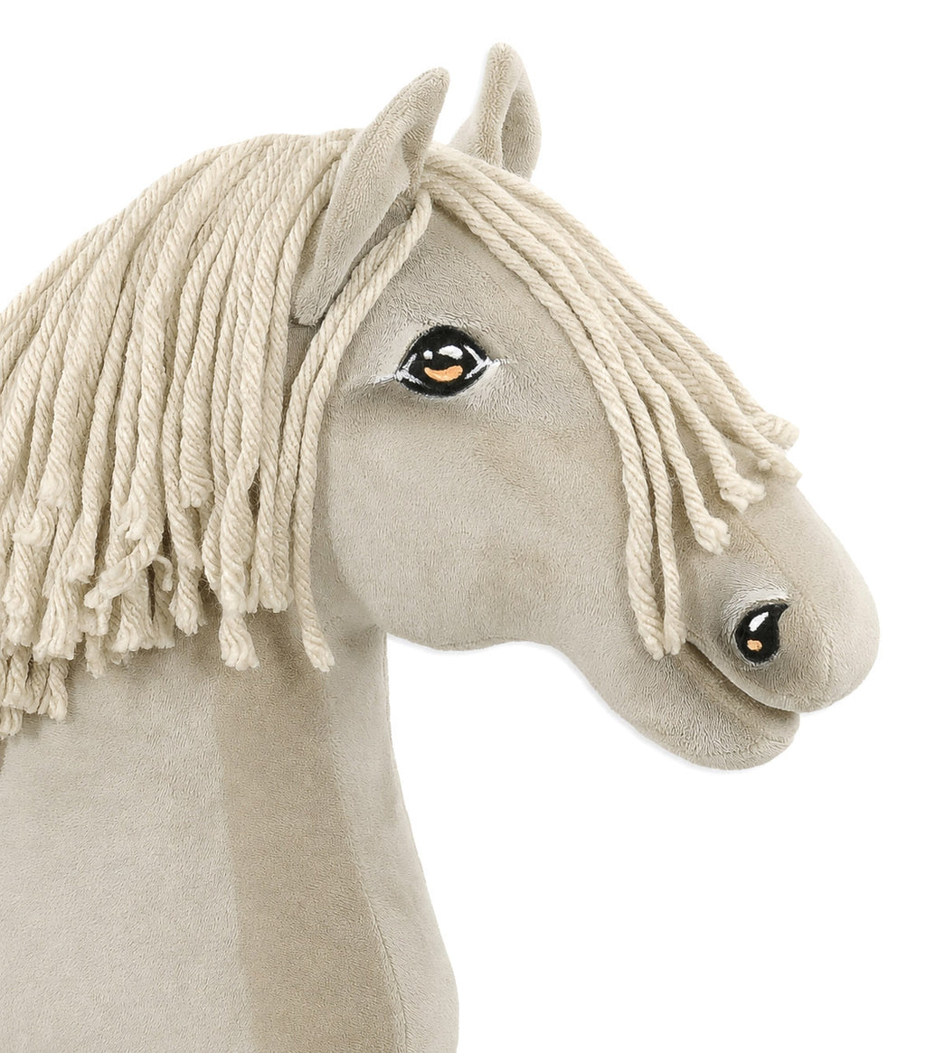 Horse on a stick Super Hobby Horse Premium - cremello horse A3
