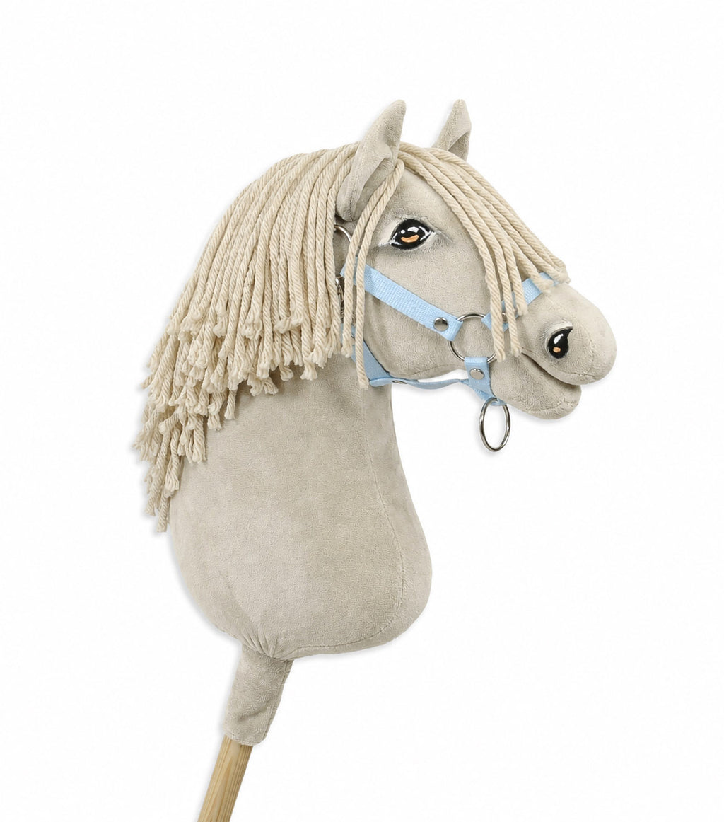 Horse on a stick Super Hobby Horse Premium - cremello horse A3