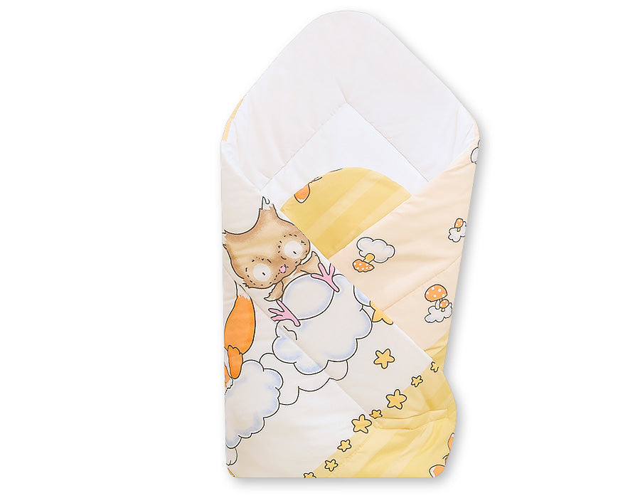 Baby nest with stiffenig- Basic Forest animals cream