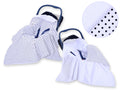 Big double-sided car seat blanket for babies - Black dots on white