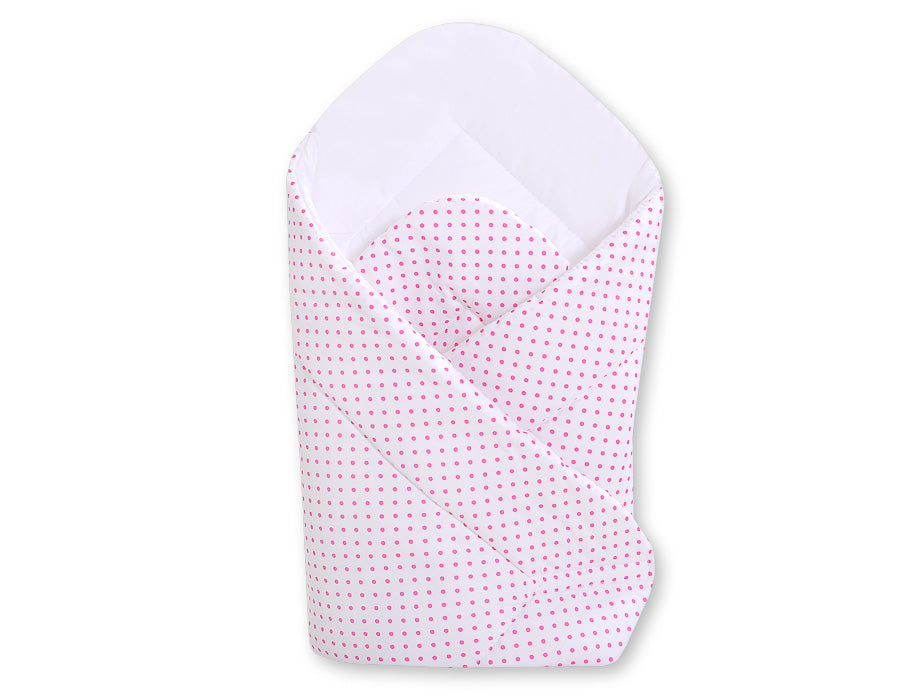 Baby nest with stiffenig- Pink dots