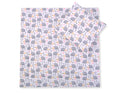 Pram bedding set with duvet and pillow 2pcs - Hedgehogs grey