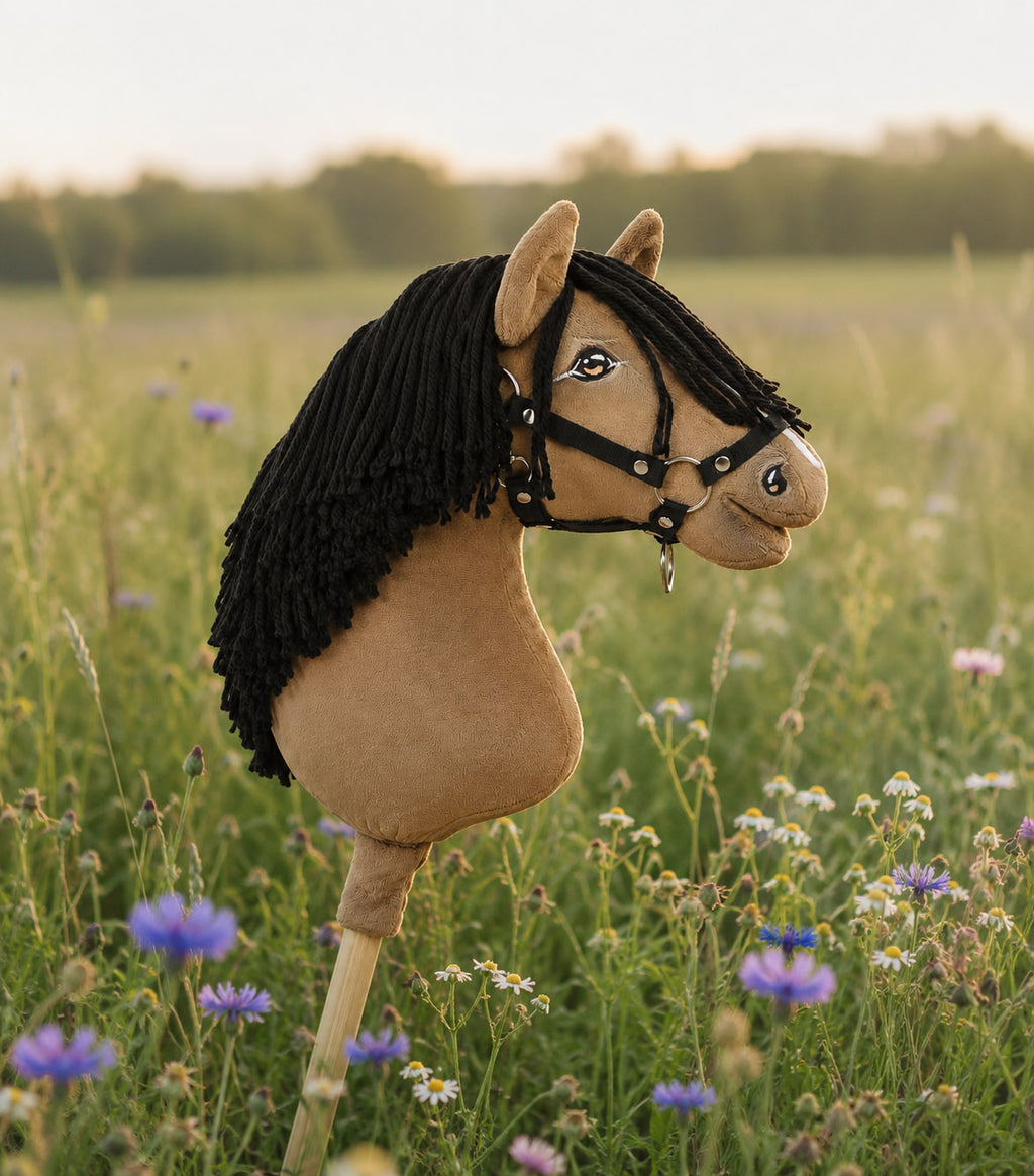 Horse on a stick Super Hobby Horse Premium - buckskin horse A3
