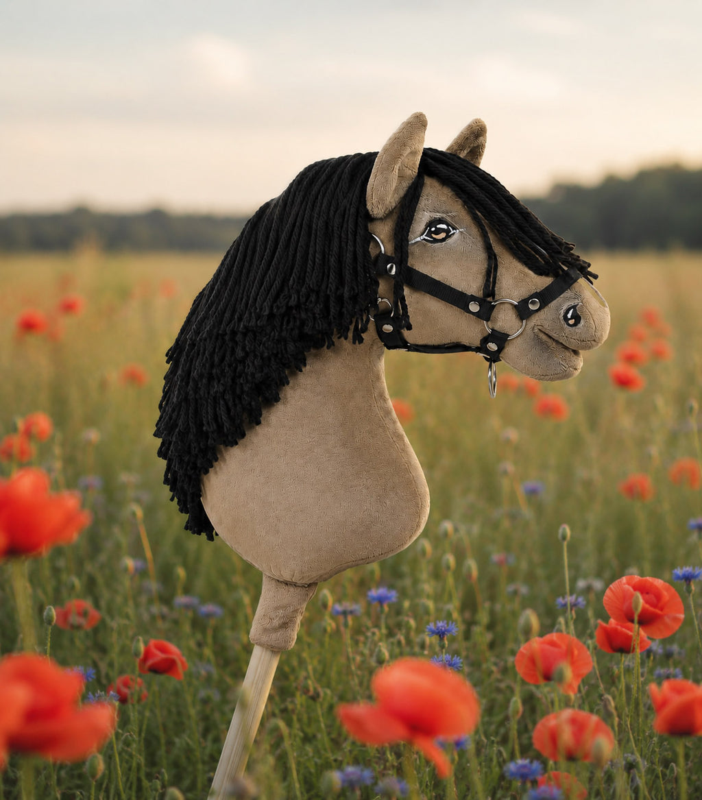 Horse on a stick Super Hobby Horse Premium - buckskin horse A3