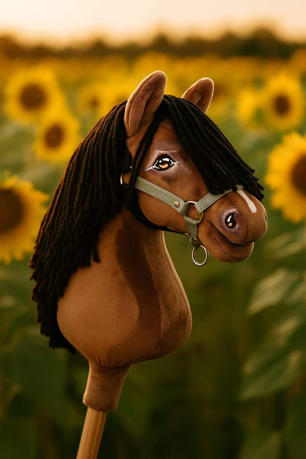 Horse on a stick Super Hobby Horse Premium - bay horse A3