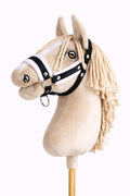 The adjustable halter for Hobby Horse A3 - black with white furry
