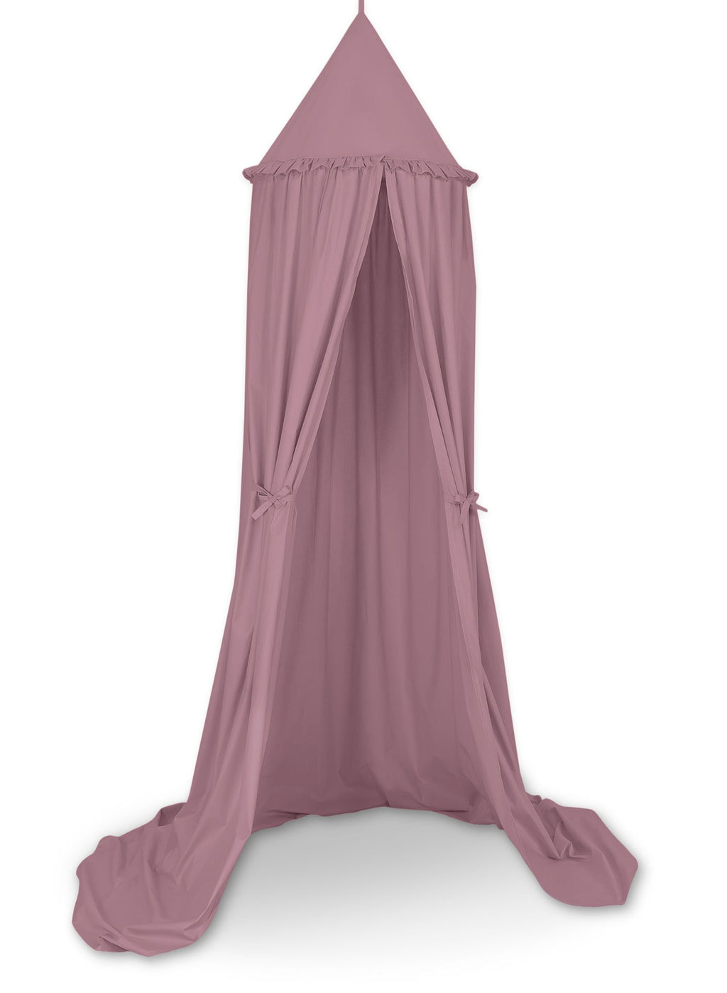 Hanging cotton canopy for children's room - pastel violet