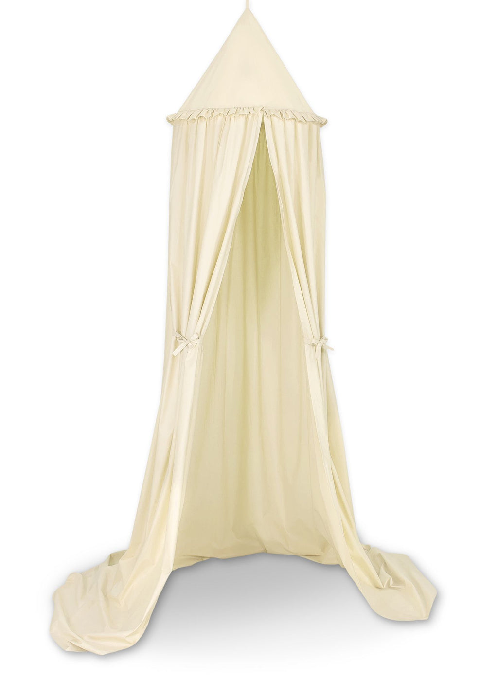 Hanging cotton canopy for children's room - cream