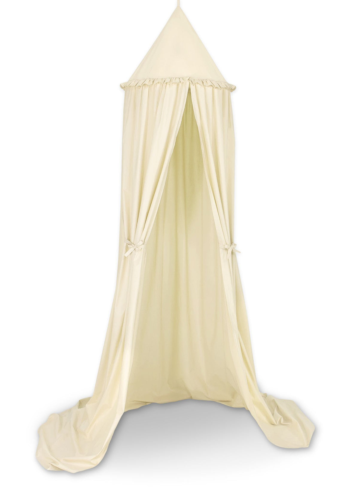 Hanging cotton canopy for children's room - cream