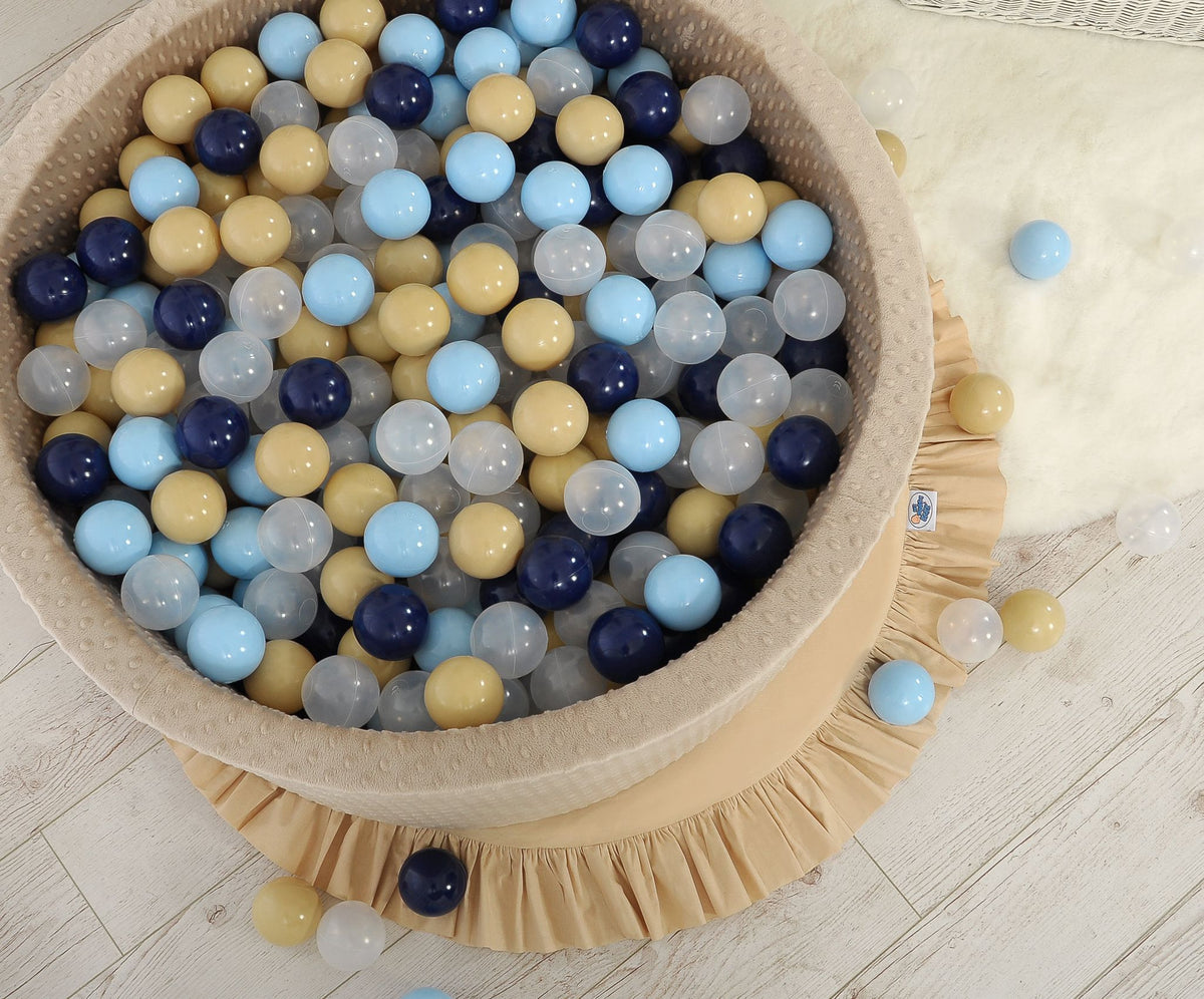 Plastic balls for the dry pool 50pcs - dark navy