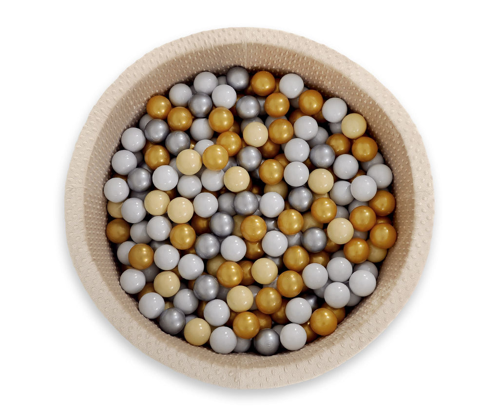 Plastic balls for the dry pool 50pcs - light gray