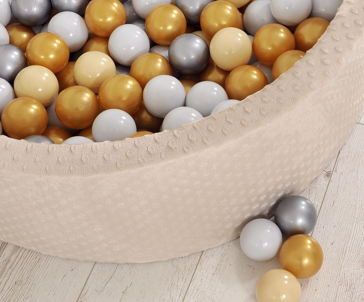 Plastic balls for the dry pool 50pcs - silver