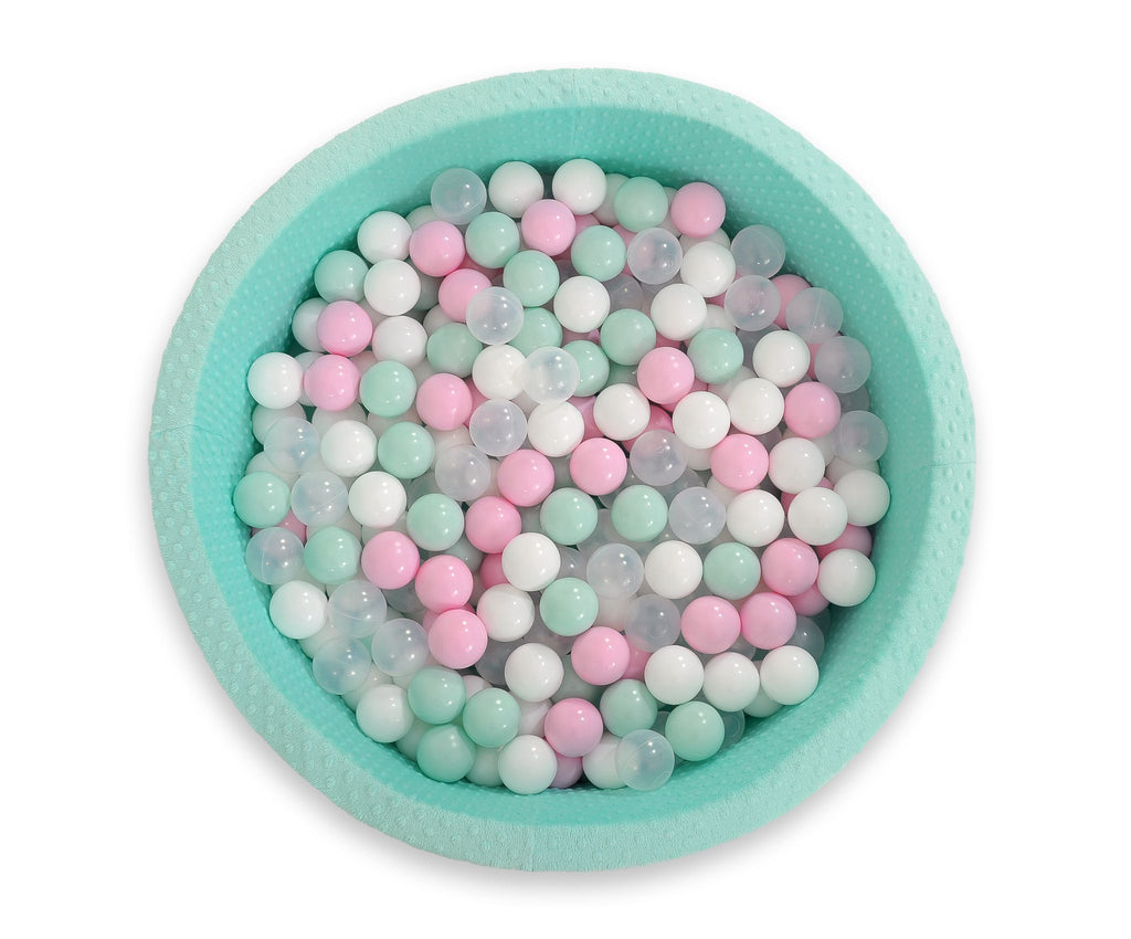 Plastic balls for the dry pool 50pcs - transparent