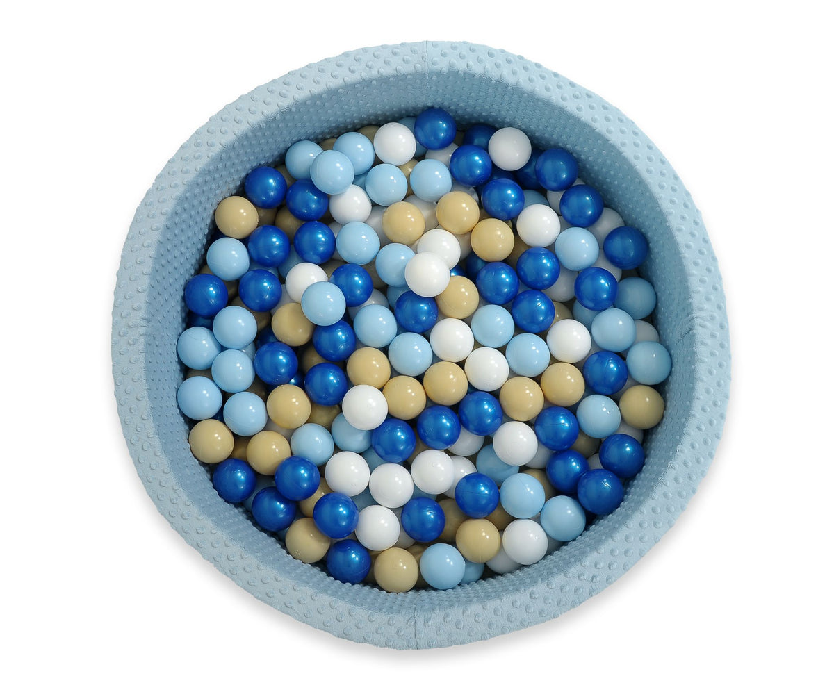 Plastic balls for the dry pool 50pcs - pearl blue